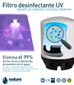 EQUIPO OSMOSIS INVERSA 7 ETAPAS PREMIUM CON BOMBA