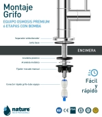 EQUIPO OSMOSIS INVERSA 6 ETAPAS PREMIUM CON BOMBA