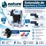 Solenoide de Apertura y Cierre 24V DC para Ósmosis Inversa – Conexión Rápida 1/4”