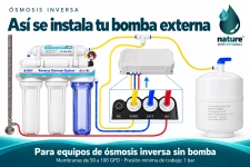 BOMBA EXTERNA OSMOSIS INVERSA 