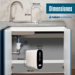 EQUIPO OSMOSIS INVERSA DOMESTICO FLUJO DIRECTO NWP-FD-500GPD