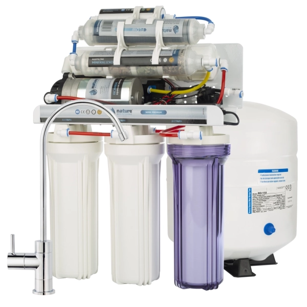 EQUIPO OSMOSIS INVERSA 7 ETAPAS PREMIUM CON BOMBA